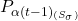 P_{\alpha (t-1)_{(S_{\sigma})}}